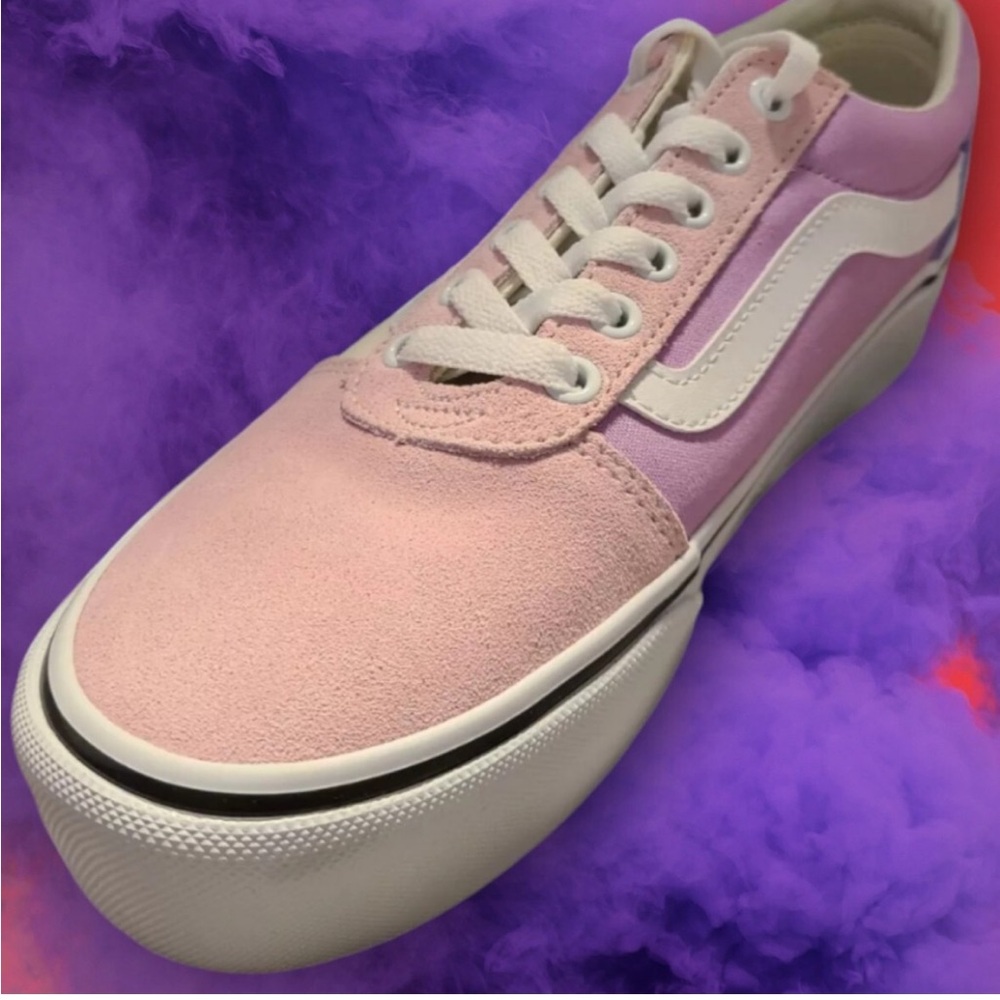 Vans Sz 9.5 Women's Ward Vulcanized Rubber Platform Sneakers - Picture 11 of 12